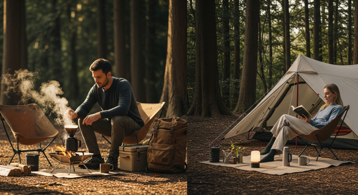 ソロキャンプのペルソナ画像