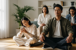 瞑想アプリのペルソナ画像