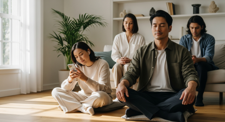 瞑想アプリのペルソナ画像