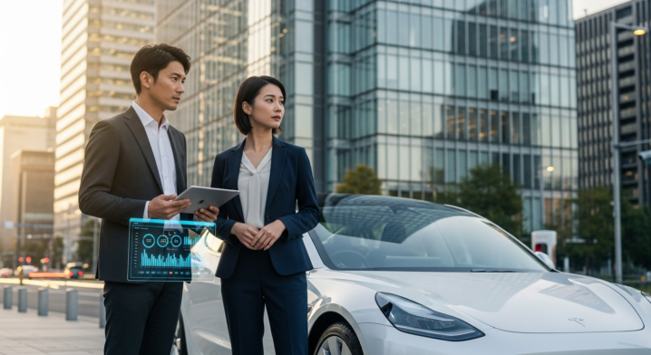 テスラ モデル3のペルソナ画像