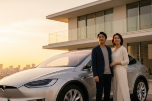 テスラ モデルXのペルソナ画像