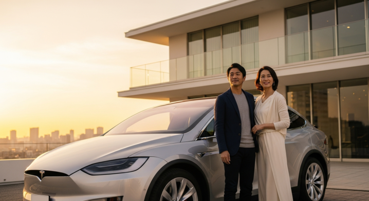 テスラ モデルXのペルソナ画像
